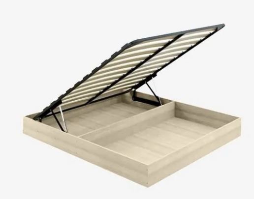 Основание с бельевым ящиком и под.мех. 1400*2000 лам.дуб седан