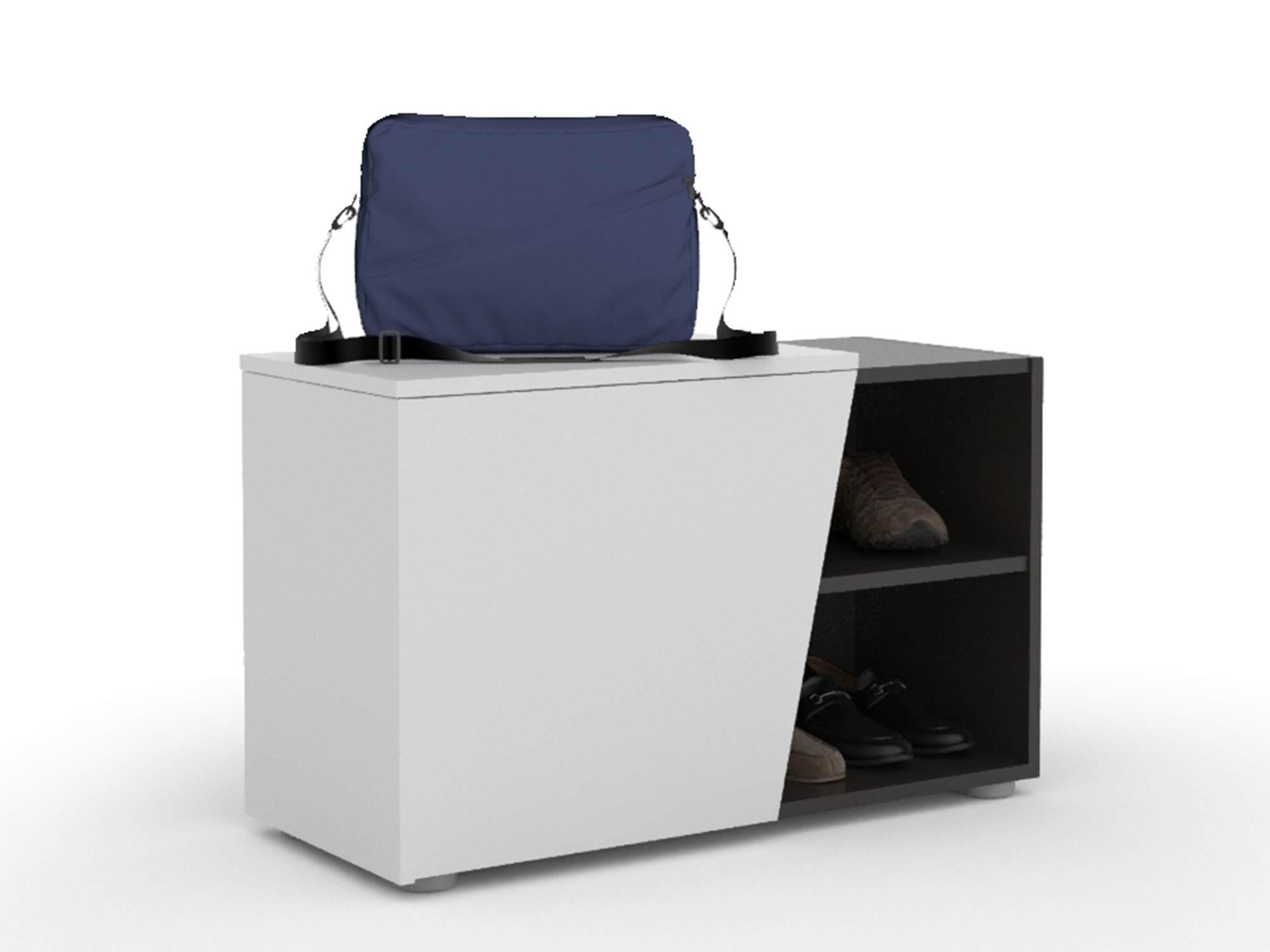 Одри Тумба для обуви Черный графит