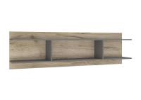 Полка навесная Лайт Дуб Крафт Серый/ серый графит