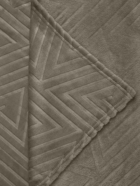 Плед Absolute  фланель тиснение ЕВРО 94452