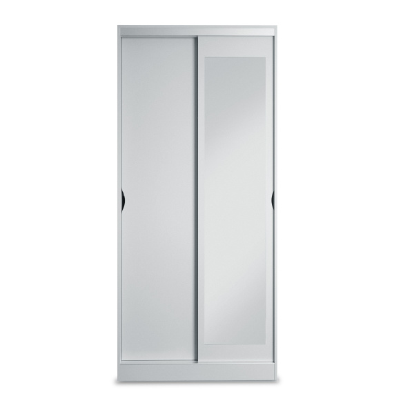 Шкаф-купе Клэр с зеркалом 1000х600х2200 Серый камень