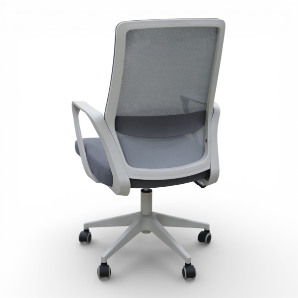 Кресло офисное 8325M-GR Серый нейлон каркас/сетка.Черный газлифт