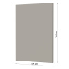 Фасад СЕРЫЙ МАТОВЫЙ 500