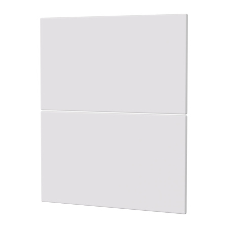 Фасад БЕЛЫЙ МАТОВЫЙ 2 ящика 600