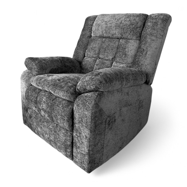 Кресло-реклайнер YF-S 8061/ ткань шенил В1130-19, Ручн. управление, подв. и вращение
