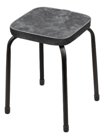 Табурет Фабрик 3 /велюр графит ТФ03-В/ГР