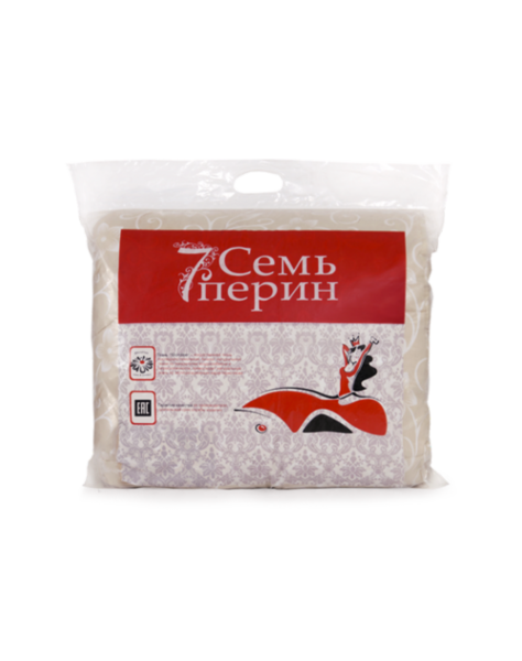 Наматрасник с фиксатором 7 Перин шерсть 90*200 см   