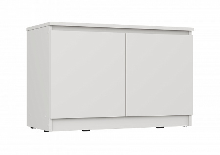 СИТИ Прихожая ТПр-12 Тумба для прихожей/524х804х380/ Белый/Белый снег