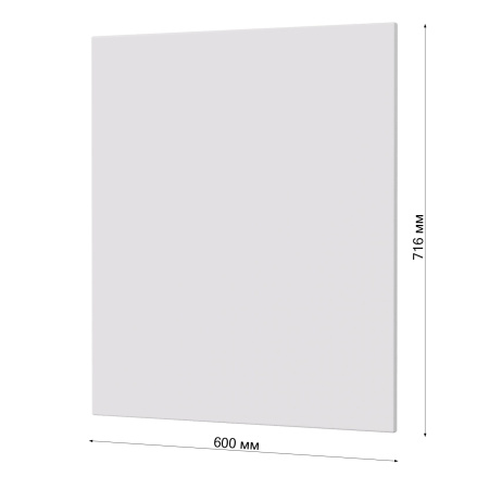 Фасад БЕЛЫЙ МАТОВЫЙ 600 для посудомоечной машины