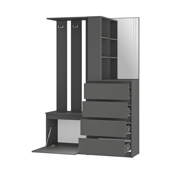 Прихожая Симпл ПР-04 Графит