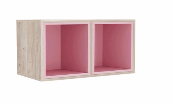 "Лайк" Полка навесная 43 + вкладыш 47(дуб мария/роуз)