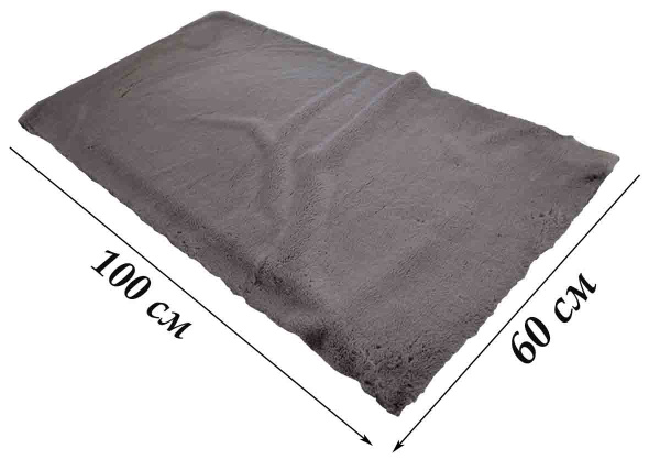 Ковер Китай "Шагги Софт" 0,6х 1,0 м. тёмн -беж MR-176