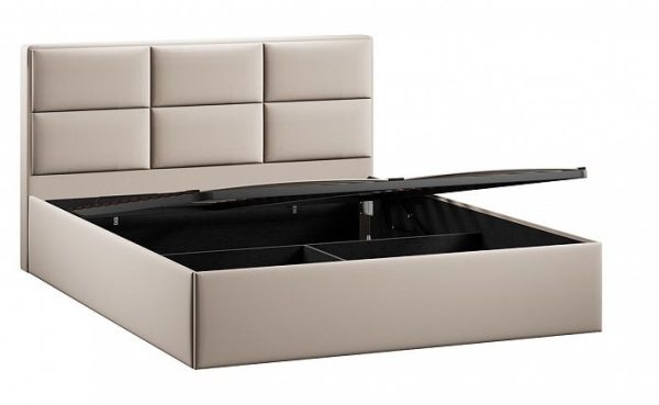 Стелла Кровать 1600*2000 с ПМ Велюр Confetti Cream