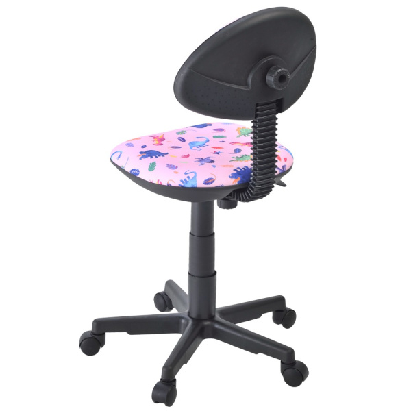 Кресло Логика/Kid's (динозаврики фон роз.)