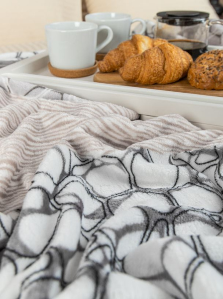 Плед Texrepublic фланель печатный скрутка 64210