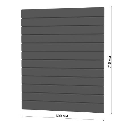 Фасад Софт Тач ГРАФИТ 600 для посудомоечной машины
