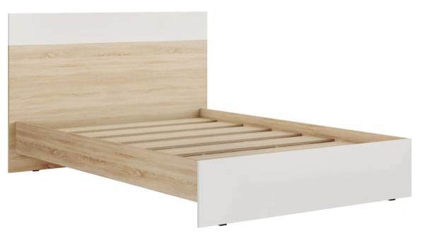 Кровать К-44 Лайт 1400*2000 белый/дуб сонома