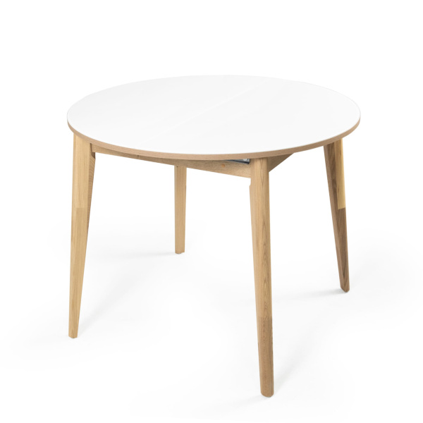 Стол Марс-2 белый/морилка