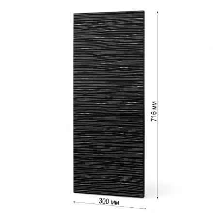 Фасад  ЧЕРНЫЙ СТРАЙП 300