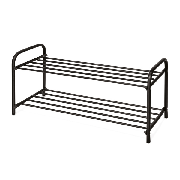 Этажерка для обуви «Комфорт» 2 полки (арт. ЭТК2/Ч) черный