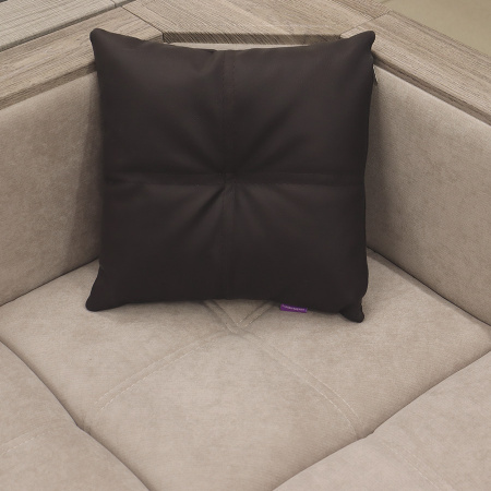 Кухонный уголок "Капучино 2-1" (правый) (GETS 5/Santorini-Chestnut) мдф Ирга