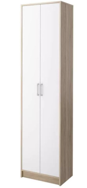 Шкаф Лофт-2 Дуб Сонома/Белый