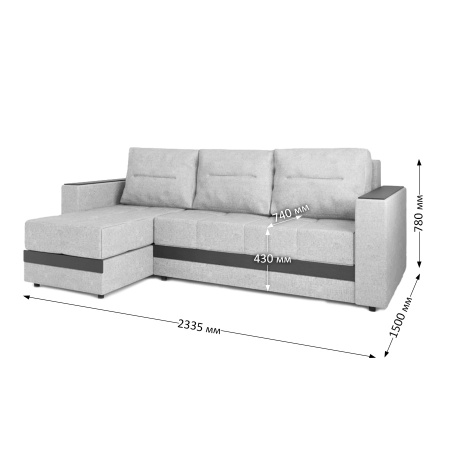 Диван угловой Лидер 10 SR 291